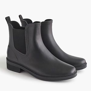 Jcrew Matte Chelsea Rain boots Size 8